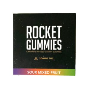 rocket gummies sour mixed fruit